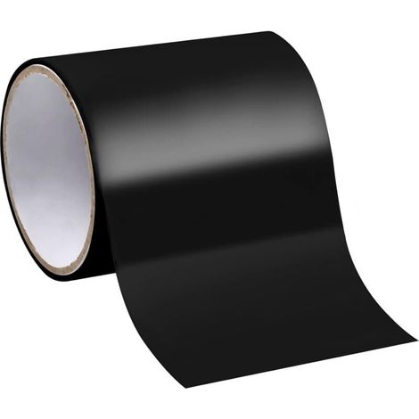 Ruban de Réparation Etanche, 10cm x 1.5m Ruban Adhesif Anti-Fuites de Reparation pour Tuyau, Piscine, Seau, Non Extensible (Noir)-LIAIKI (1/5)