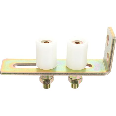 Rouleau De Guidage Pour Porte Coulissante Avec Support De Poteau Galet Nylon Résistant À La Corrosion Pour Portail De Jardin Et Clôture Rouleau De Piste De 6.1 Pouces (1/5)
