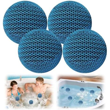 QORVA-Lot De 4 Absorbeurs d'Écume pour Spa, Mousse Absorbante Réutilisable pour Éliminer Les Écumes, pour Accessoires De Spa, Piscine Et Spa