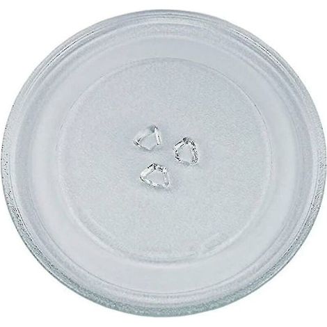 Universal Microwave Turntable Glass Plate With 3 Fixtures 24.5 Cm (1/5)