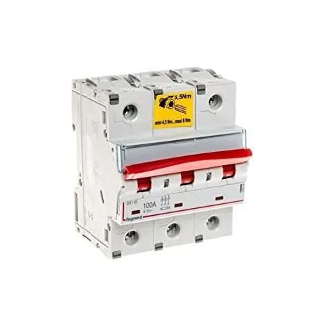 Interruttore modulare Legrand frx403 100A 3 poli IP12
