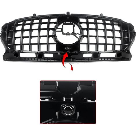 Rejilla del parachoques delantero, plástico ABS de alta calidad, 115,3 cm x 20,7 cm x 43,6 cm, compatible con Mercedes Benz GLA-Class H247, 3,66 kg, reemplazo directo. (1/5)