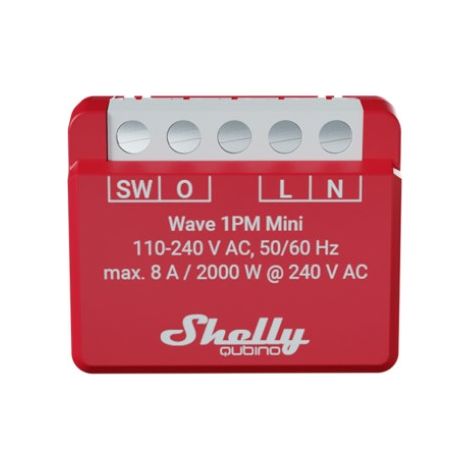 Shelly Shelly Qubino Wave 1PM Mini Actionneur de mesure de commutateur Z-Wave (1/5)
