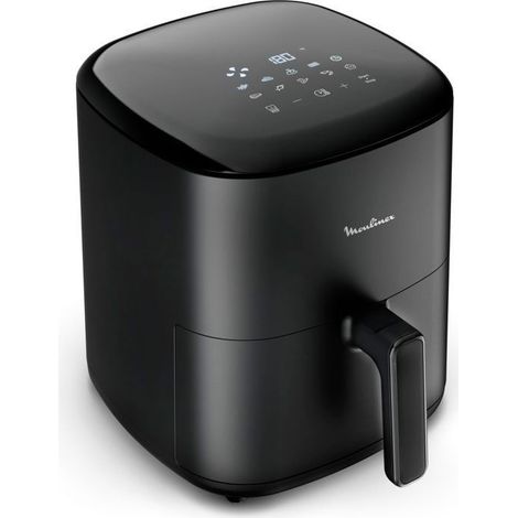 Friteuse sans huile, Capacité XL 5 L Moulinex, Jusqu'à 6 personnes, 10 Programmes automatiques, Air Fryer, Ecran tactile digital, Ga (1/5)