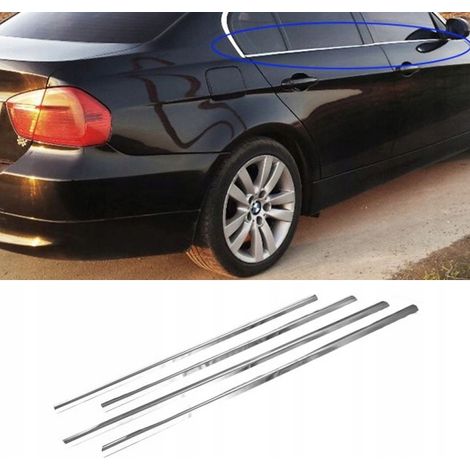 BMW Série 3 E90 Berline, garnitures de vitres chromées, portes latérales