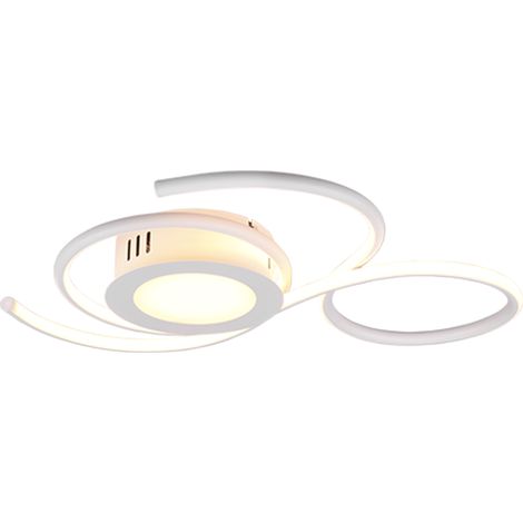 Plafonnier LED 4300lm, 2700-6000K, Dimmable, Blanc mat - Trio - Jive (1/5)