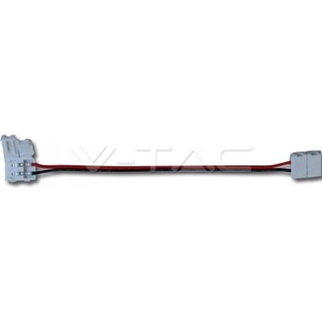 Conector flexible V-TAC de 2 pines para tira de LED SMD5050 con abrazadera (1/5)
