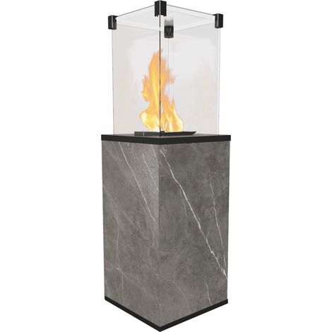 Terrassenheizer Patio Mini Quarzsinter Natur Piet Grey manuelle Steuerung 8,2kW (1/5)