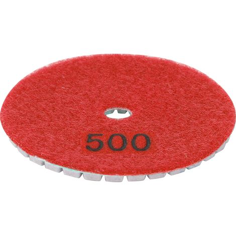 Disque de polissage diamanté rond de 3 pouces pour granit et marbre, outil de polissage humide (500) (1/5)