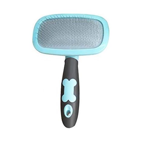 Brosse pour chiens et chats Peigne de toilettage pour chiens et chats à poils longs et courts-Brosse pour chiens et chats Peigne de toilettage pour chiens et chats à poils longs et courts-Bleu-Fei Yu