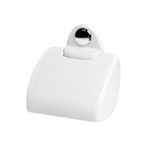 Porte-papier toilette blanc Sandra avec rabat