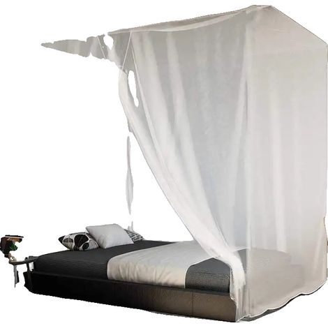 Moustiquaire, Polyester Durable, 220 x 120 x 150 cm, Forme Rectangulaire, Installation Facile, Porte Simple (1/5)