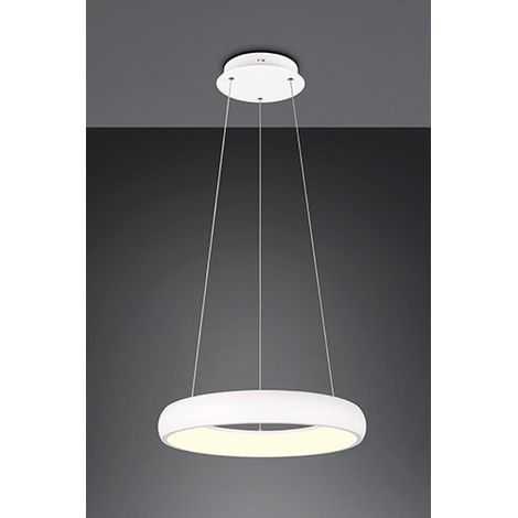 Suspension LED blanche anneau 46cm 29W Cardona Trio (1/3)