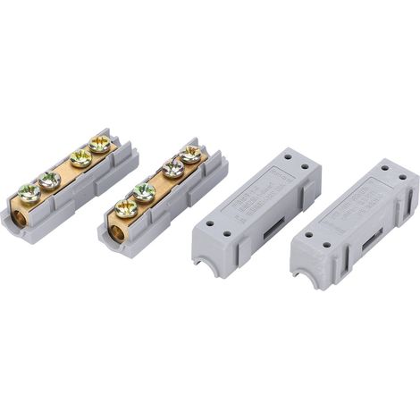 Connecteur rapide IType S-6, Lot de 2, Domino à souder sans fil, Pince de jonction pour équipement industriel, Raccord électrique à clipser, 12-18 AWG, Protection IP20 (1/5)