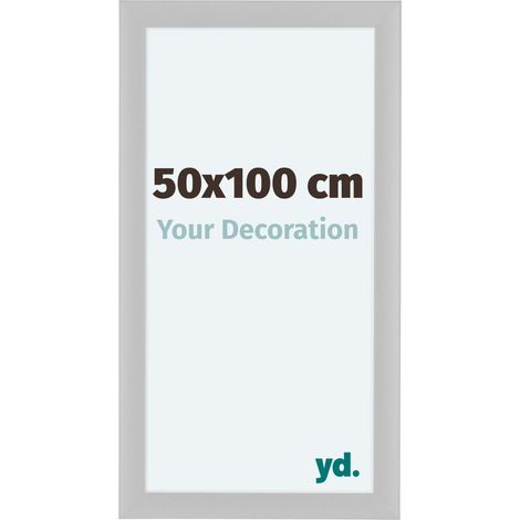 yd. - Cadre photo 50x100 - Blanc Mat - MDF - Como (1/5)