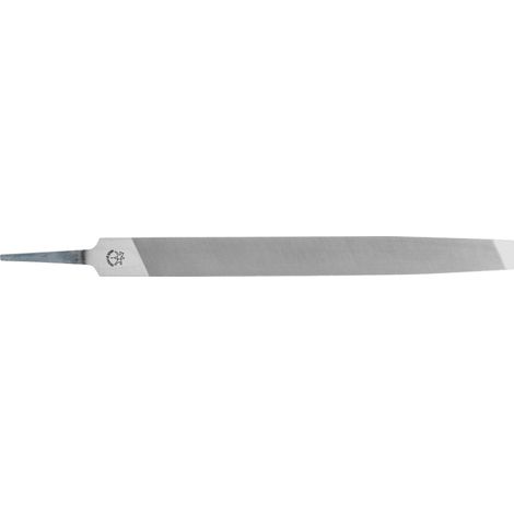 PFERD TOOLS Mühlsägefeile gerade Kanten Flachspitz 250mm Hieb 2 universell zum Schärfen 10 Stk (1/2)