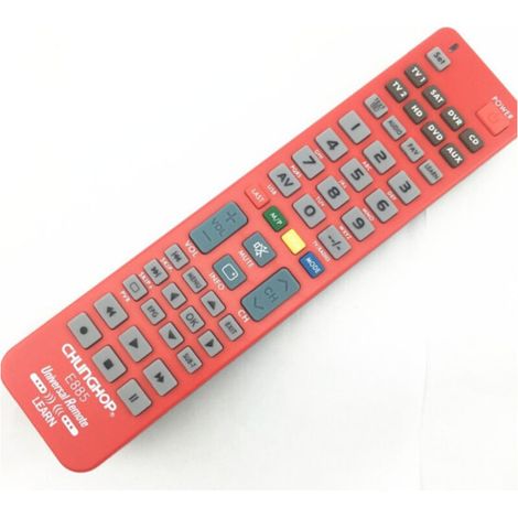 Chunghop E885 Universal-Fernsehfernbedienung 8 in 1 TV Sat DVD VCR (1/2)