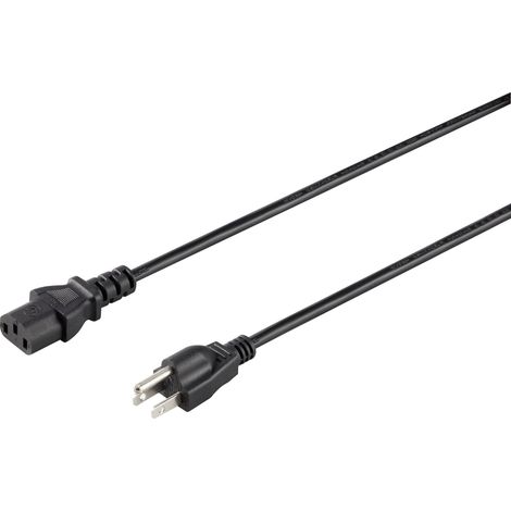 Sygonix SY-5042706 appareils IEC Câble de raccordement noir 2.00 m