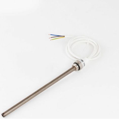 300w PTC Towel Rail Electric Heating Element, Chrome white Towel Radiators 240v
