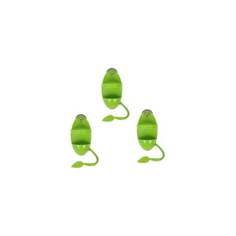 3 pcs Perche De Support D'oiseau, Twinkling Mangeoires À Oiseaux AVCE Os De Seiche, Porte Seiche Perruche Plastique Support De Nourriture pour Oiseaux, Mangeoire pour Oiseaux en Cage. (1/4)