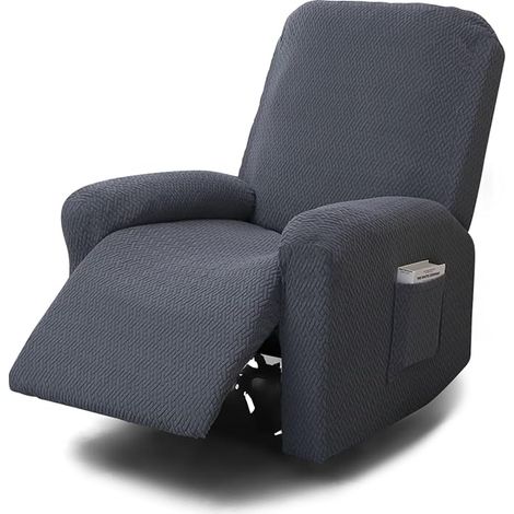 Stretch Sofa Cover Piece for Full Armchair Recliner Chair Cover All Inclusive with Pockets Elastic