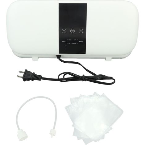 Machine à sceller sous vide 120W, scelleuse automatique pour aliments secs et humides, haute puissance d'aspiration, prise US 110V (1/5)