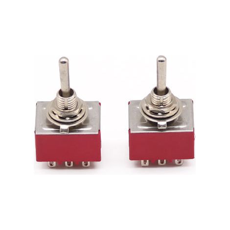 Interrupteur à bascule rouge MTS-302/MTS-303 (50 pièces par carton) (1/4)
