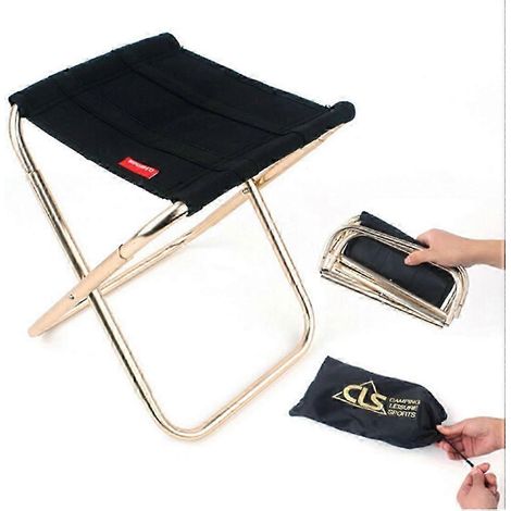 Tabouret pliant portable d'extérieur CLS en alliage d'aluminium (1/5)