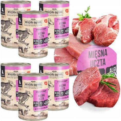 Wiejska Zagroda - Meat Feast - 400g - Nourriture humide pour chiots