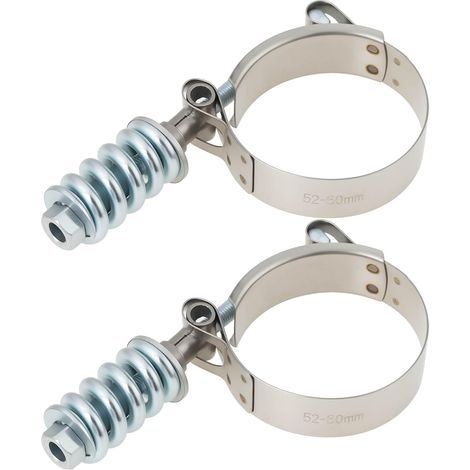 Colliers à Ressort à Boulon en t 2 25 Pouces Acier Inoxydable 52 à 60 mm Réglable Tension Constante pour Durite Automobile (1/5)