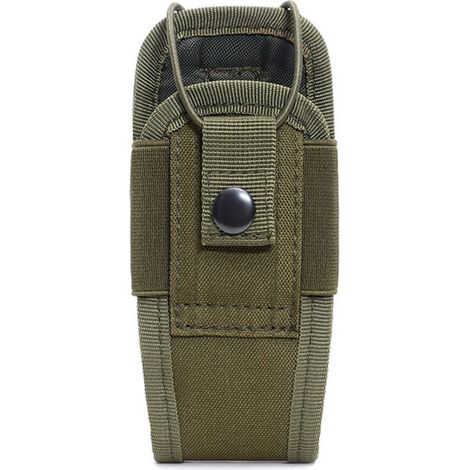 vert armée Tactique Titulaire Cas Étui Pochette de ceinture pour radio portable ou talkie-walkie