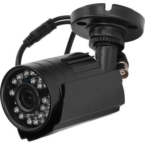 Security Camera, 4-in-1 Analog CCTV Surveillance Camera, 3.6mm Lens, Infrared Night Vision, Waterproof for Outdoor and Indoor Use, NTCS (1/4)