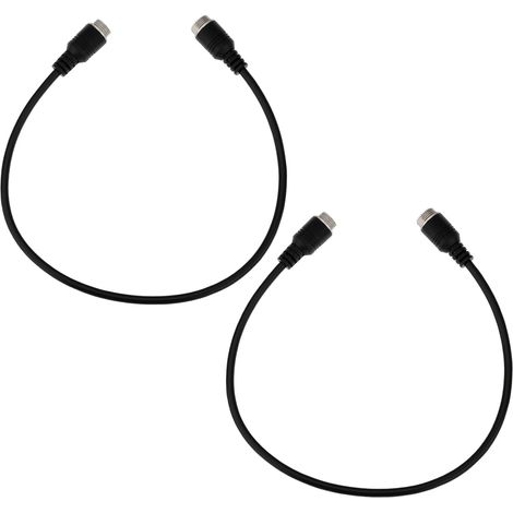 Lot de 2 câbles d'extension 4 broches mâle vers mâle 40 cm pour voiture, bus, camion, caméra de vidéosurveillance inversée, systèmes de sécurité changeants (1/5)