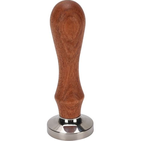 Standkaffeepresse aus Edelstahl, 30 mm Kompressionswerkzeug mit Holzgriff für den Heimgebrauch, leicht zu reinigen.