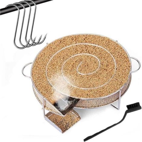 Générateur de Fumée Froide pour Fumoir Serpentin pour Fumoir alimentaire OFFERTS 4 crochets à viande et 1 PRODUCTION ENERGIE A BORD (1/5)