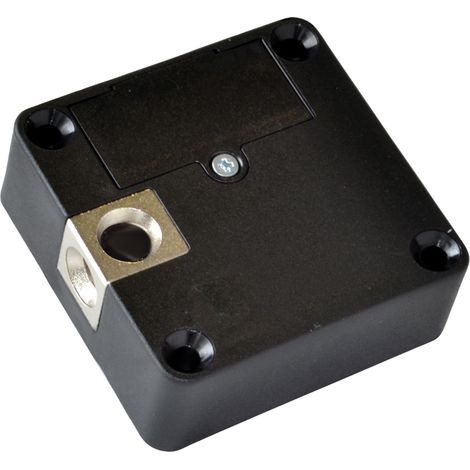 Serrure d'extension électronique pour meuble ou vitrine - Décor : Noir - Epaisseur : 22 mm - Section : 60 x 60 mm - ITAR (1/2)