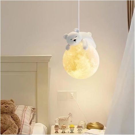 Suspension LED - - Nordic Bear Rabbit - Cristal - Blanc - Design Industriel (1/4)