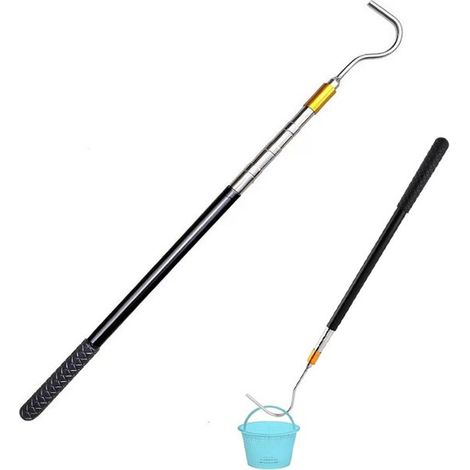 Verstellbare Teleskopstange (42-148 cm) – mit Haken für Poolzubehör (1/5)