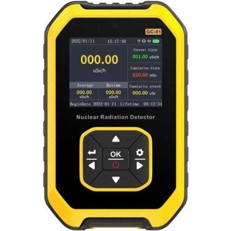 [JAMAIS UTILISÉ]compteur Geiger Portable LCD Digital Geiger Counter détecteur de rayonnement nucléaire dosimètre bêta gamma testeur