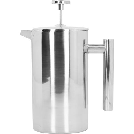 Cafetière à piston en acier inoxydable de 1000 ml avec double compartiment (1/5)