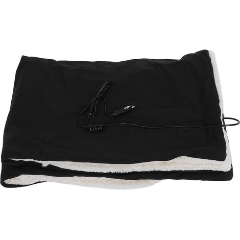 Soavoa Couverture Chauffante 12V En Coton Doux Pour Bureau Et Voyage Portable Efficace Et Économe En Énergie 1 Pièce (1/4)