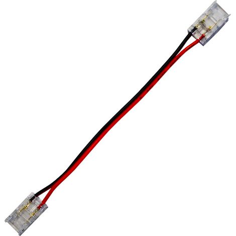 Conector rápido para tiras LED SC 2PIN COB/SMD IP20 PCB 8MM cable de cinta 10cm t