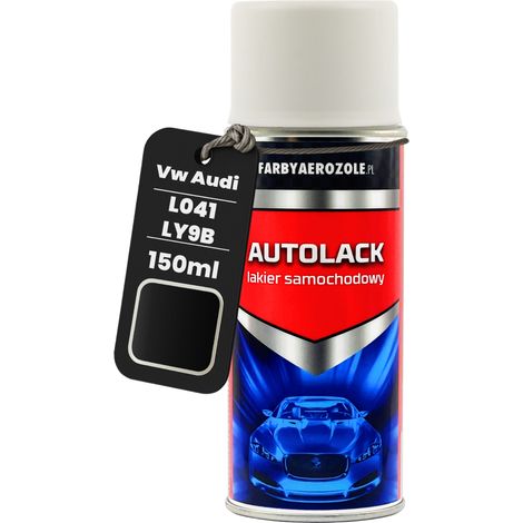 L041 VW Audi LY9B Negro Noche - Pintura en aerosol para coche, 150 ml (1/5)