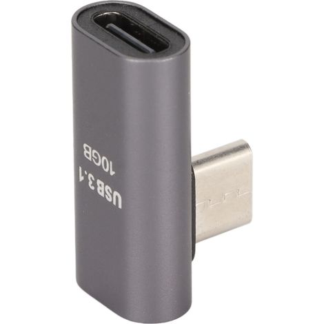 Adaptateur USB-C femelle vers USB-A femelle, doté d'une connexion magnétique innovante, prend en charge la charge rapide et la synchronisation des données, le branchement et l'utilisation, et est rétr