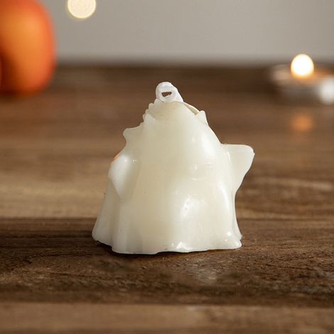Bougie Parfumée Fantôme - Bougie à Encens pour Décoration Intérieure - Idéale pour Halloween, Fêtes et Cadeaux - 6,5 cm - Lot de 1 (1/2)