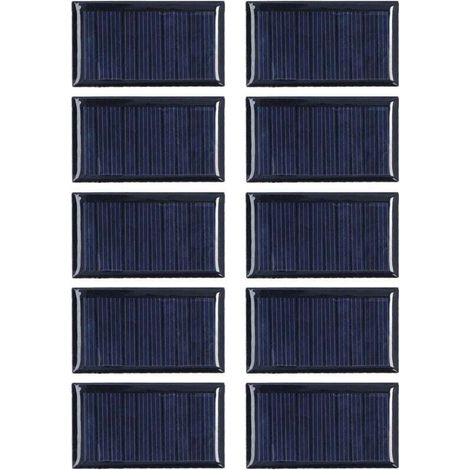 10 Stück kleine, wetterfeste Solarzellen-DIY-Solarmodulmodule für Wissenschaftsprojekte, Spielzeuglampen, 0,15 W, 5 V (1/4)
