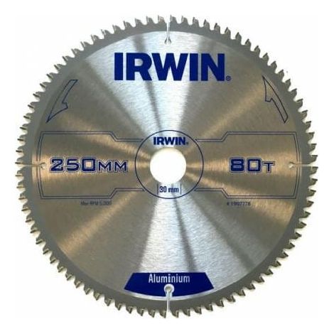 Sega circolare Irwin widia 2503080z alluminio