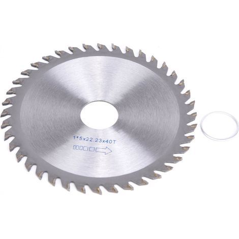 Blade de scie en carbure Disques de coupe circulaire du travail du travail du travail du travail de la table 115 x 22,23 40T (1/5)