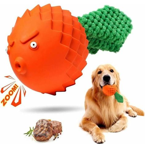Jouet à mâcher et rapporter pour chien à sav de bœuf Jouet en caoutchouc extra-résistant (1/5)