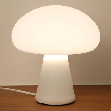 Lampada da tavolo a forma di fungo, 3 colori di luce (fredda, neutra, calda), lampadina inclusa. Design moderno, ideale per soggiorno e camera da letto. (1/4)